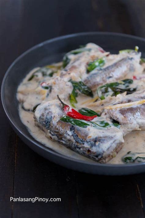 ginataang mackerel recipe
